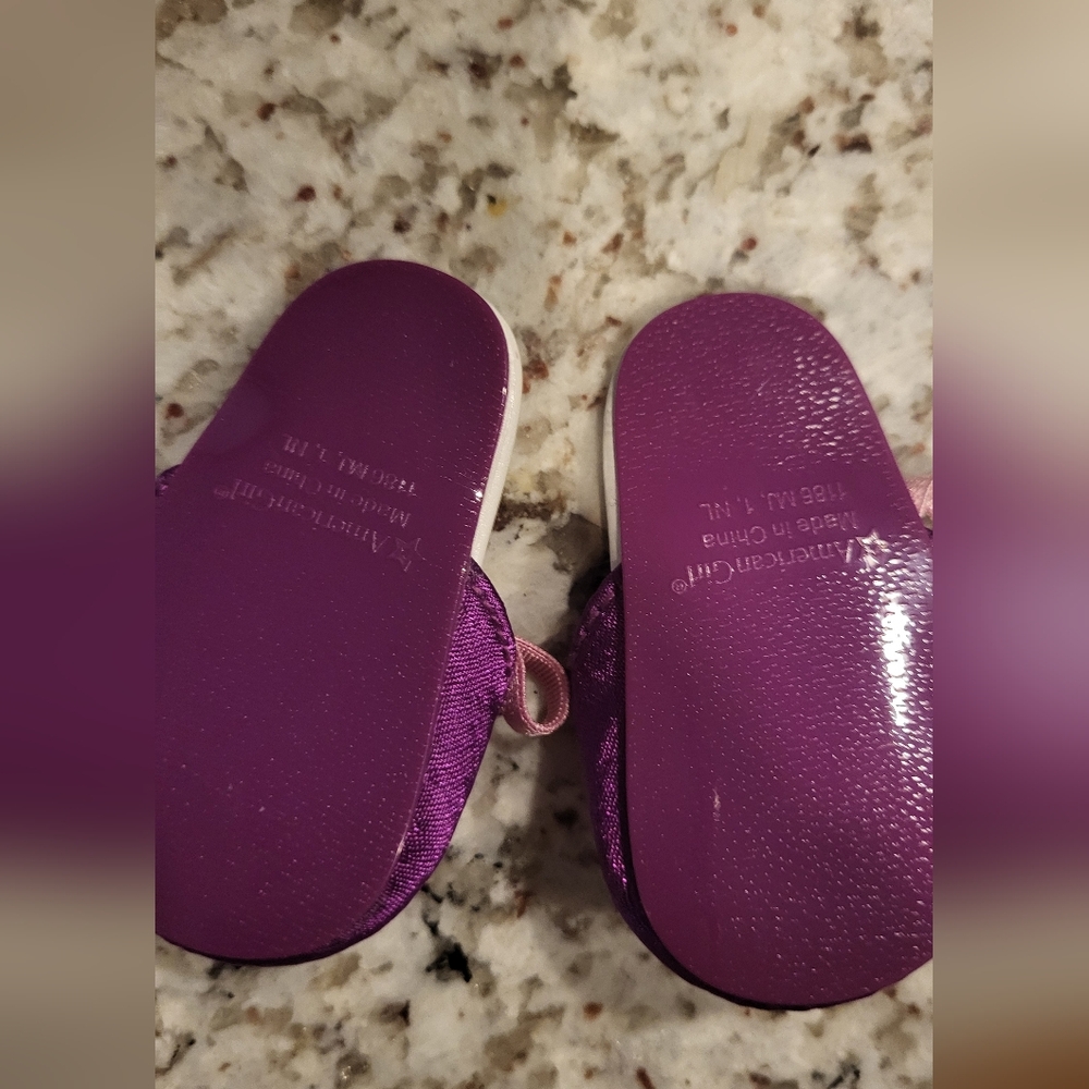 American Girl Shoes and Accessories  Scarf Microscope Coconut Slippers Headband - Picture 11 of 15